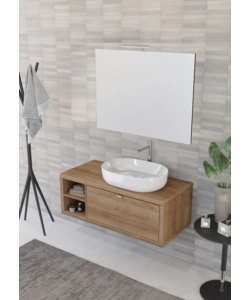 MOBILE BAGNO "TINTORETTO" ROVERE, 110 CM